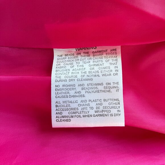 Milano Womens Professional Suit Embroidered Beaded Coat Skirt Office Work READ - Picture 10 of 13